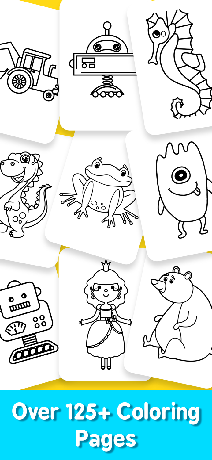 Baby coloring book for kids