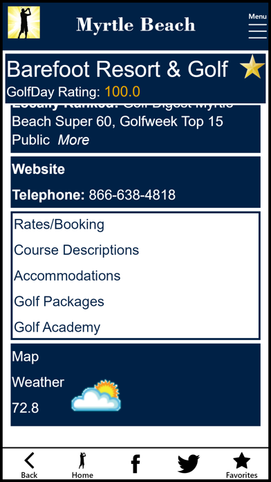 GolfDay Myrtle Beach Screenshot