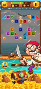 Pirate Bricks Breaker screenshot #2 for iPhone
