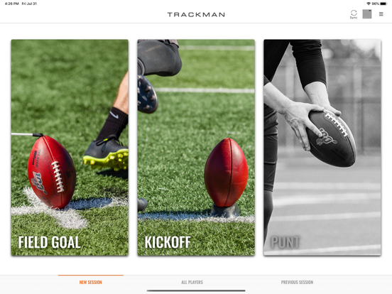 TrackMan Football-US screenshot 3