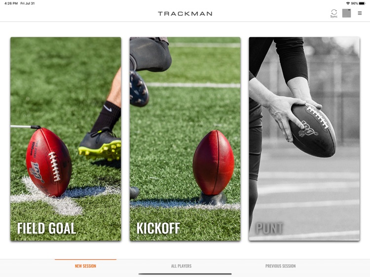 Trackman Football