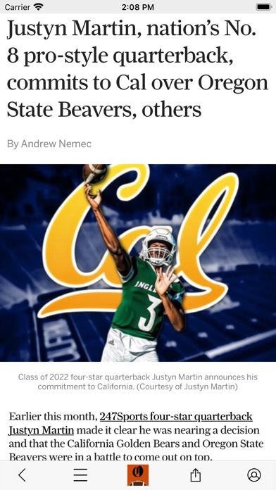 Beavers Football News Screenshot