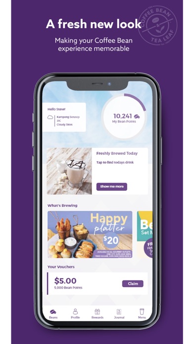 The Coffee Bean Brunei Rewards Screenshot