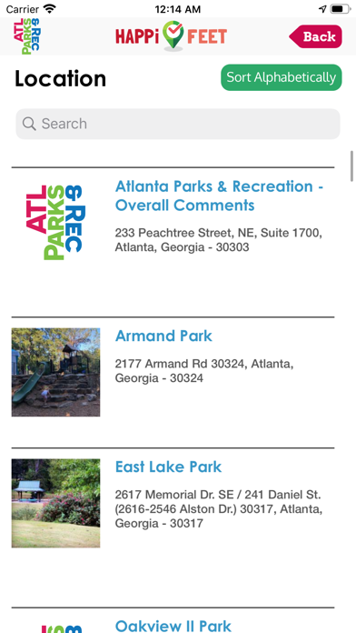 HAPPiFEET - Atlanta Parks Screenshot