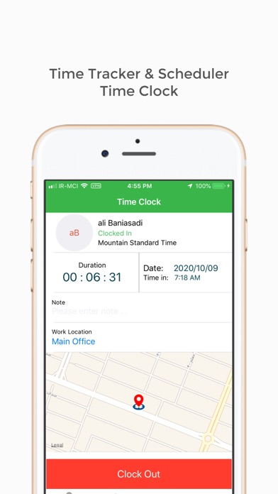 Time Tracker & Scheduler Screenshot