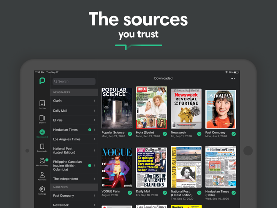PressReader: News & Magazines iPad app afbeelding 4