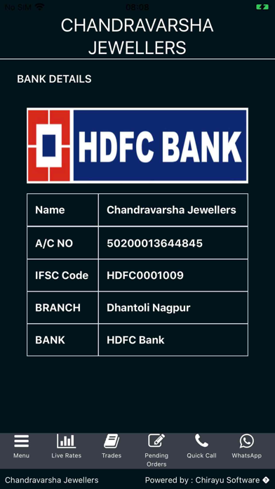 Chandra Varsha Jewellers Screenshot
