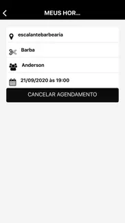 How to cancel & delete escalante barbearia 4