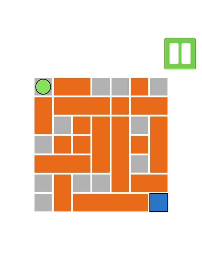 Move the circle  slide puzzle