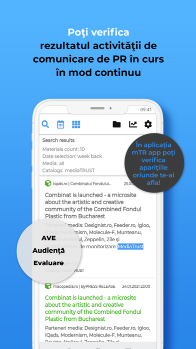 mediaTRUST Screenshot
