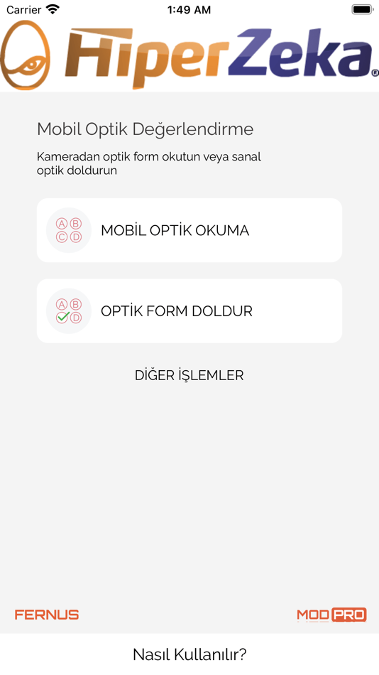 Hiper Zeka Optik Okuma - 1.2 - (iOS)