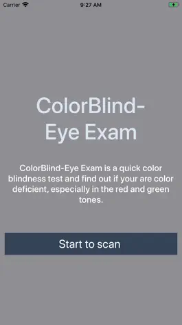 Game screenshot ColorBlind-Eye Exam apk