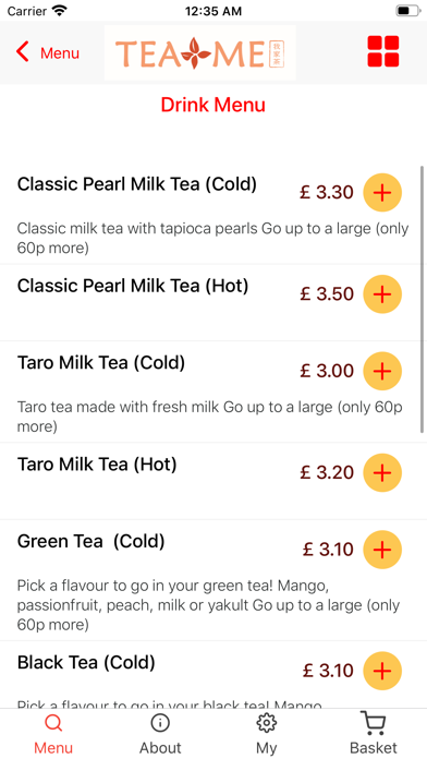 Staines Food Court App Screenshot