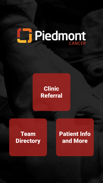 Piedmont CANCER Screenshot