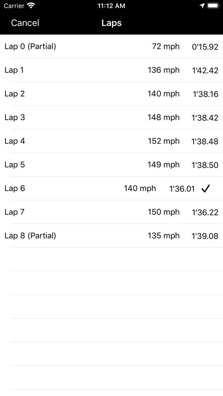 TrackDay for iPhone screenshot 3 of 7
