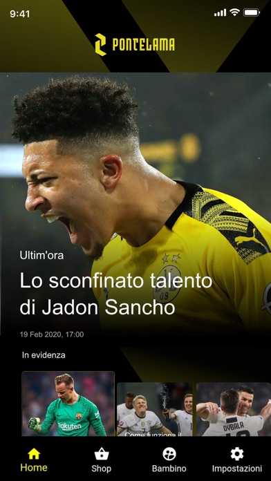 Screenshot of Pontelama - Scuola Calcio4
