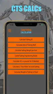 oilfield coiled tubing data iphone screenshot 2