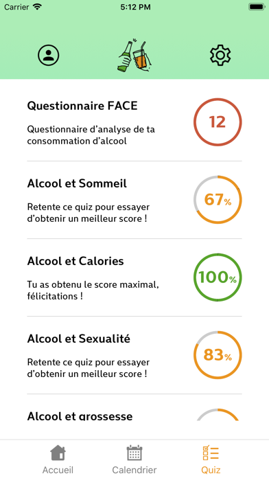 Screenshot #1 pour Santé! - Prévention alcool