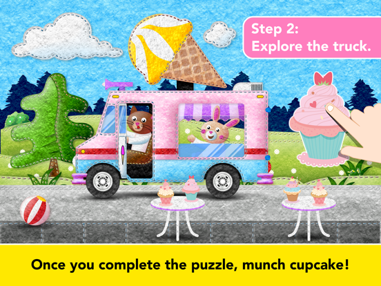 Ice Cream & Fire Truck Games iPad app afbeelding 4