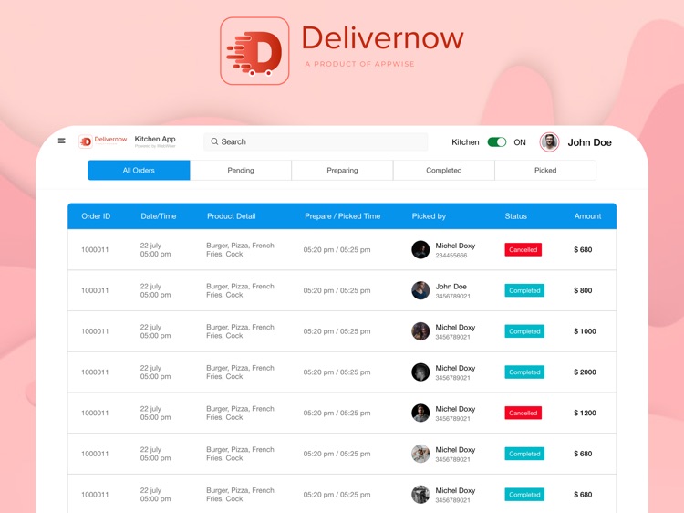 DeliverNow Kitchen screenshot-4