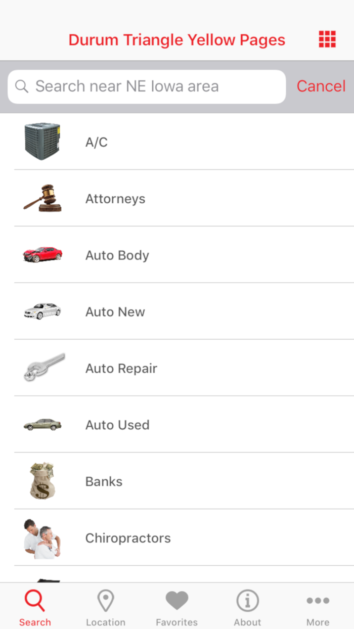 Durum Triangle Yellow Pages