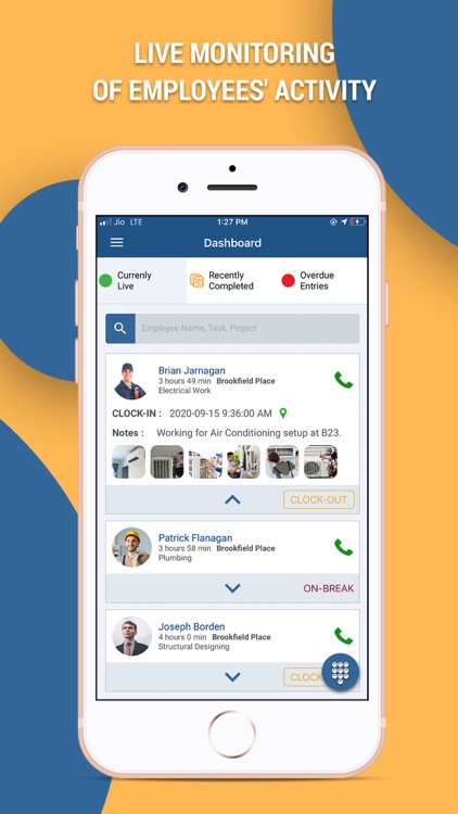 KnackClock Time Tracking