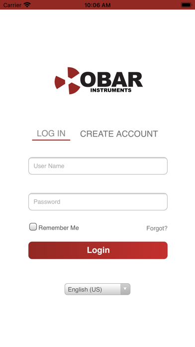 OBAR Instruments Screenshot