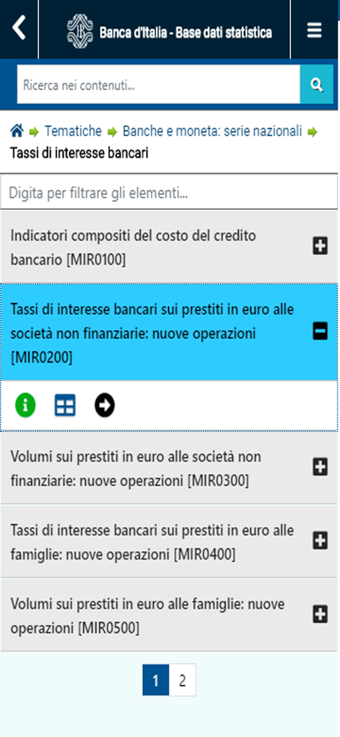 BDS - Base Dati Statistica
