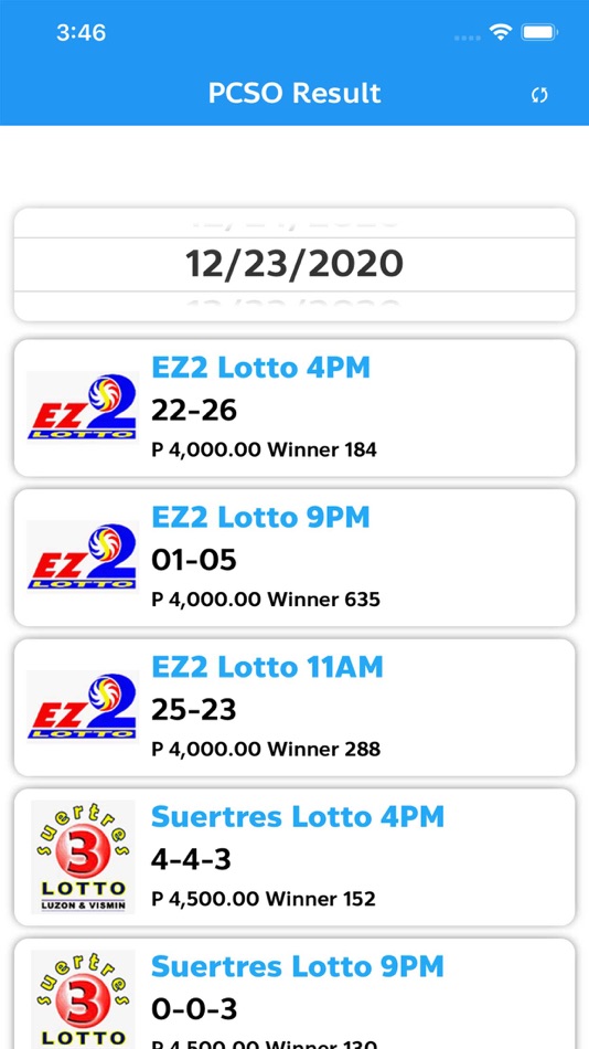 #2. PCSO Lotto Results today (iOS) Podle: Wijuk Pruksuriya