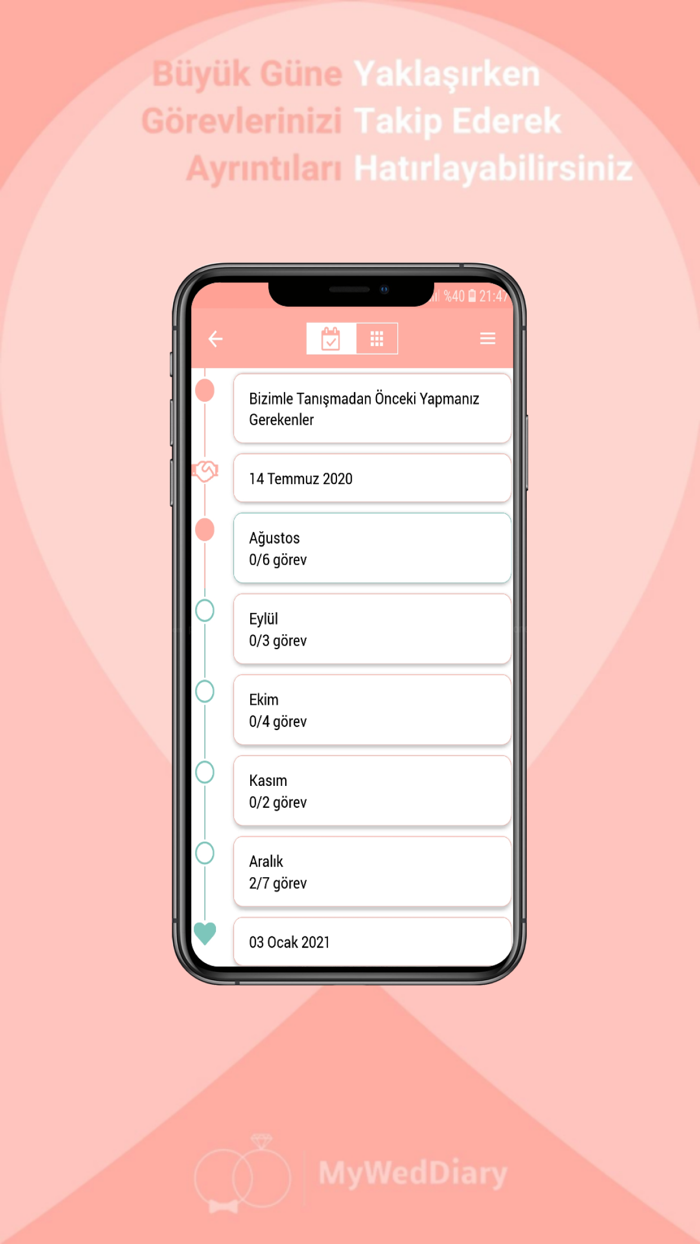 MyWedDiary -Düğün Planlayıcısı