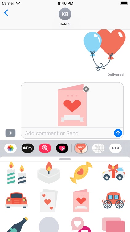 Romantic Stickers
