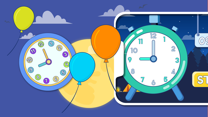 EduKid Learn Clock and Time