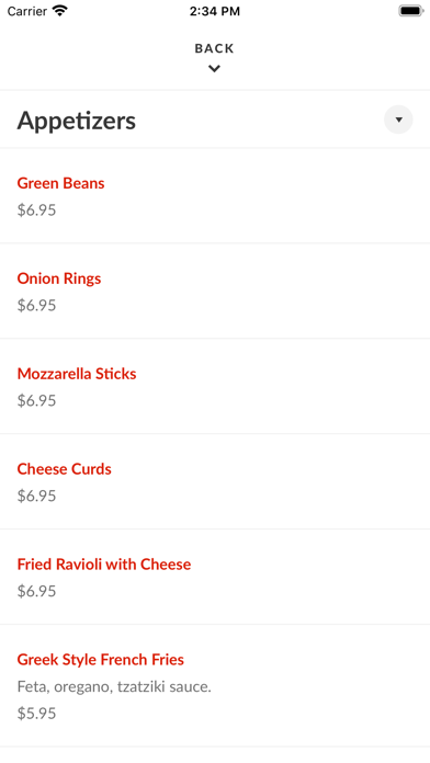 George's Pizza IA Screenshot