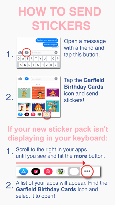 Garfield Birthday Cards Screenshot