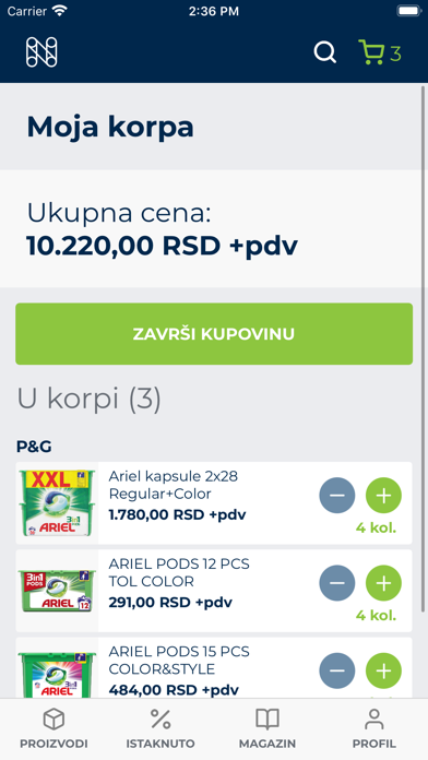 Nelt Market Srbija Screenshot