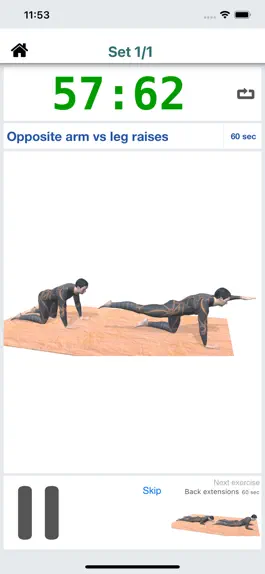 Game screenshot Lower Back Challenge Workout apk