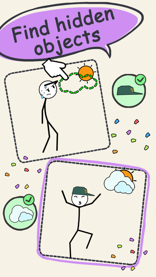 #5. Draw Puzzle 3: missing part (iOS) By: Mai Chan