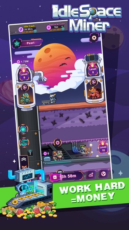 Idle Space Miner - Cash Empire screenshot-3
