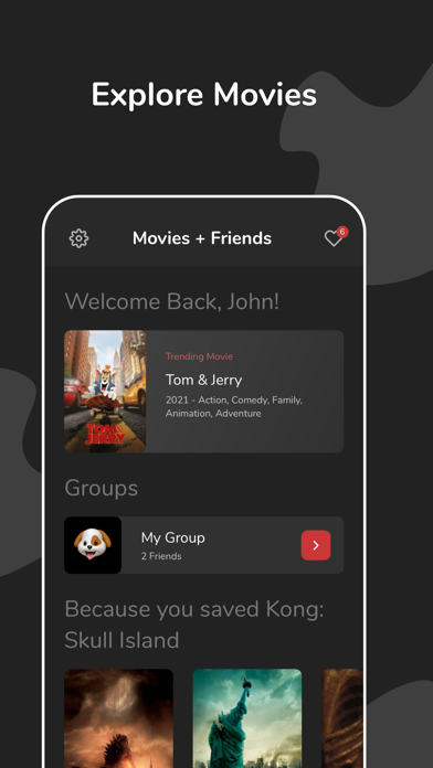 Movies + Friends Screenshot