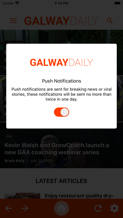 Screenshot #3 pour Galway Daily
