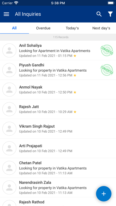 DaeBuild CRM Screenshot