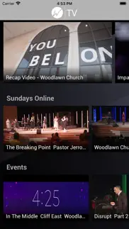 woodlawn church tv iphone screenshot 1
