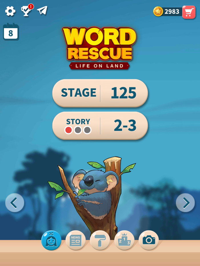 Word rescue puzzle mission