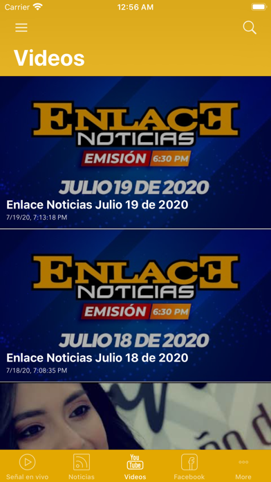 Enlace Televisión Screenshot