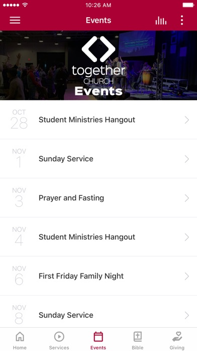 Together Church App Screenshot