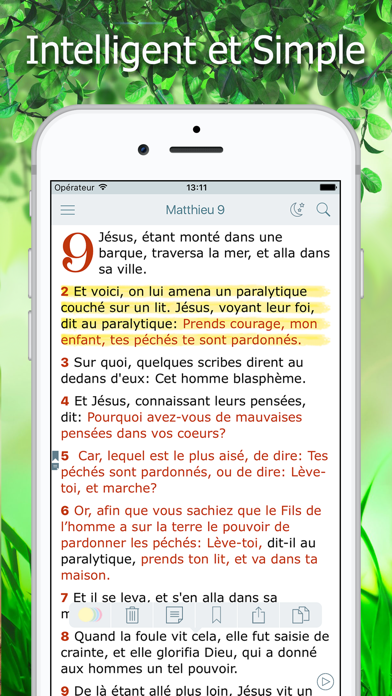 Screenshot #1 pour La Bible Louis Segond + Audio