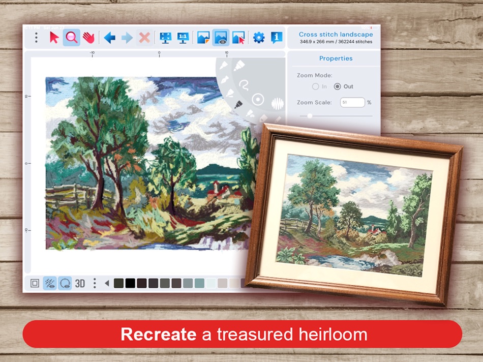 #1. Floriani SketchAStitch (iOS) 게시자: RNK Distributing