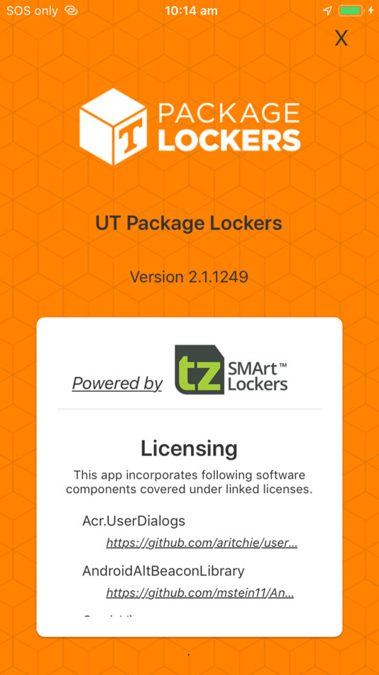 #6. UT Package Lockers (iOS) 由: University of Tennessee