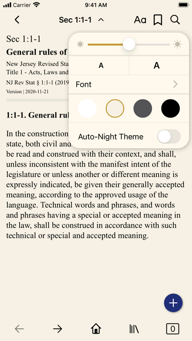 Screenshot #3 pour New Jersey Revised Statutes