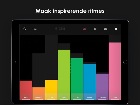 Drum Machine - Muziekmaker iPad app afbeelding 3